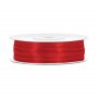 Satinband - 25 m - R�tt - Bredd: 3 mm