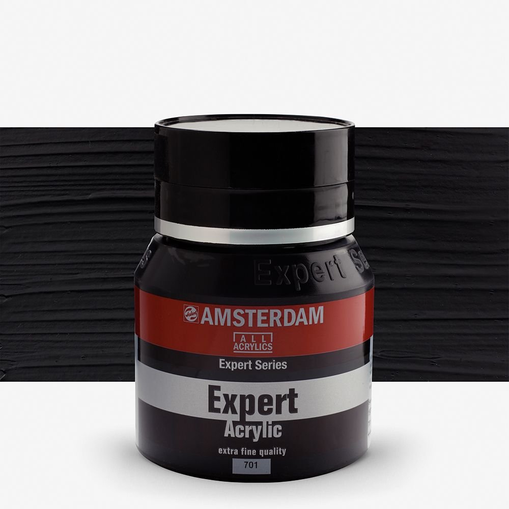 Amsterdam Expert 400 ml - Ivory Black - Akrylfarver, Kunstnerfarver