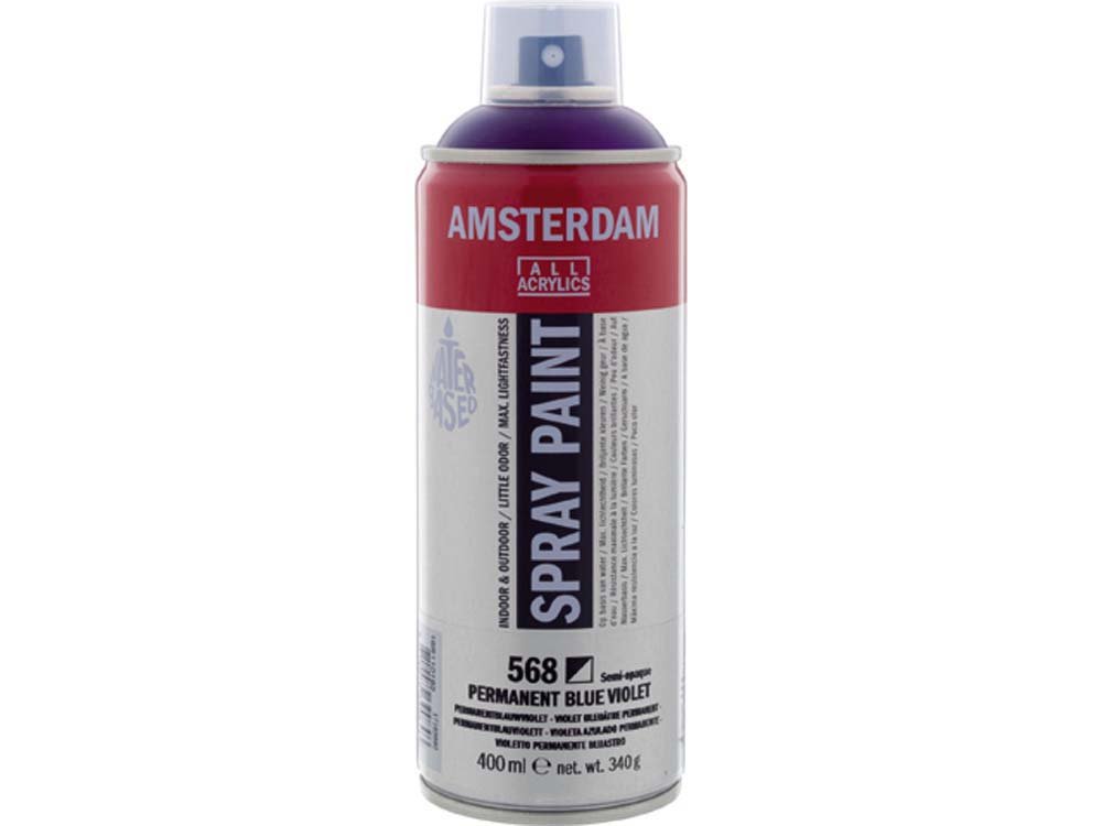 Amsterdam Spray 400 ml - Permanet Blue Violet - Spraydåser, Spraymaling, Hobbyfarve
