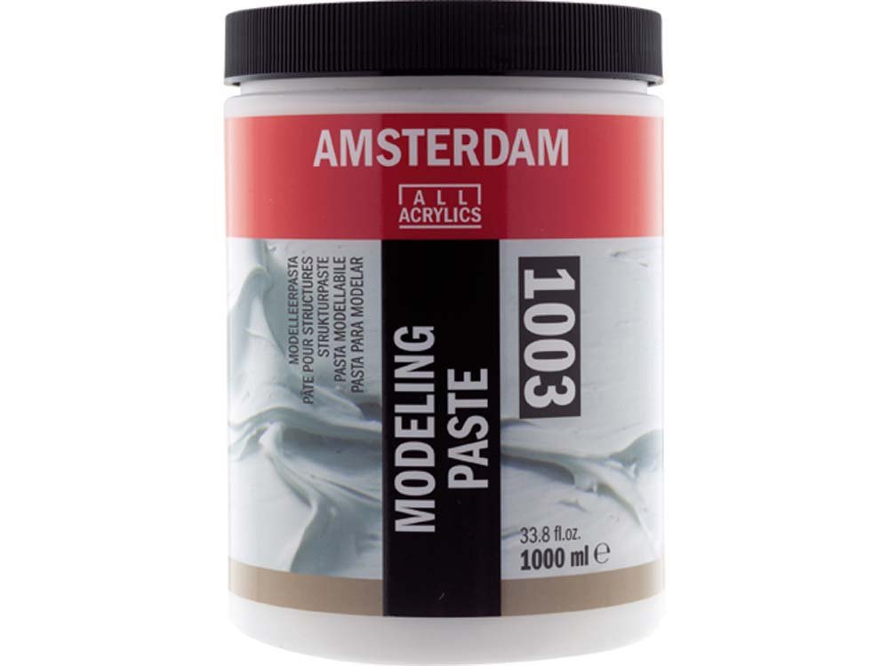 Amsterdam Modelleringspasta - 1000 ml - Akrylmedier, Malermedium, Fernis og kunstner medier til kunstmaling