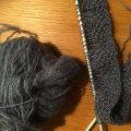 Kundbild DROPS Brushed Alpaca Silk garn - 25g - Jeansblå (13): Underbart garn , lätt och luftigt...