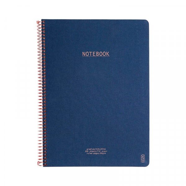 Notatbok Kozo Premium - A4 linjert