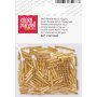 Bohemiska rocaillep�rlor 9 x 2 mm, 10 g, guld