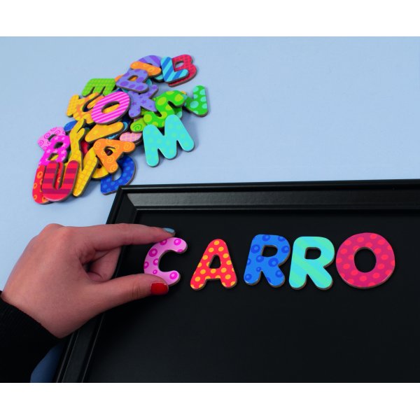 Magnetbokst�ver m�nstrade 60 st