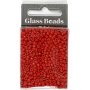 Rocailleperler 3 mm Mørkerød 25 g Rocailleperler 3 mm Mørkerød 25 g