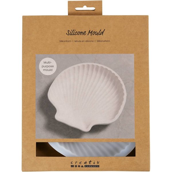 Silikonform Blåskjellskall 14,5 x 14 x 2,5 cm Silikonform Blåskjellskall 14,5 x 14 x 2,5 cm