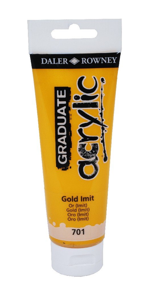 Akrylfärg Graduate 120 ml - Gold Imit - Akrylfärger, Konstnärsfärger