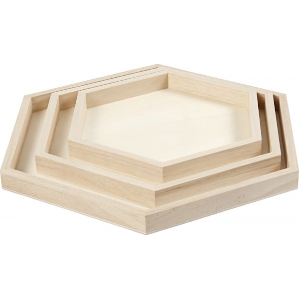 Brickor - sexkantig - 3 st Brickor - sexkantig - 3 st