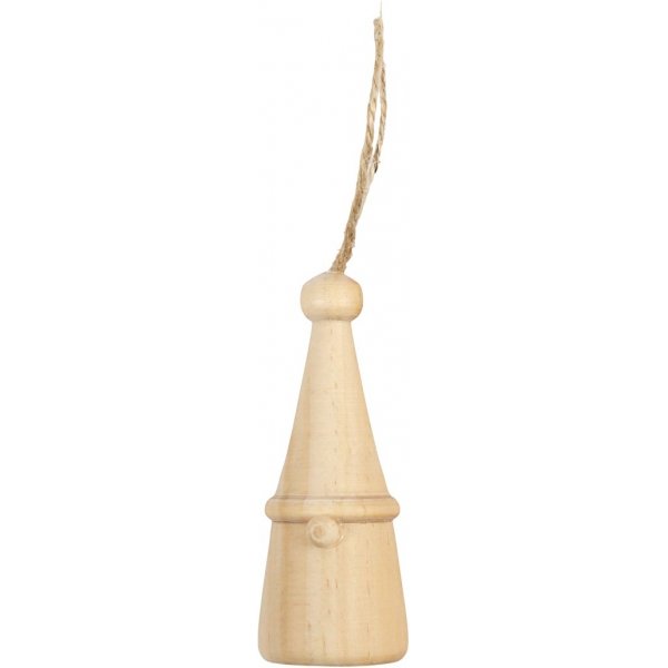 Skandinavisk tomtenisse - Ø2,5 cm - H6 cm Skandinavisk tomtenisse - Ø2,5 cm - H6 cm