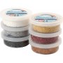 Foam Clay - brun harmoni - metallic - 6 x 14 g