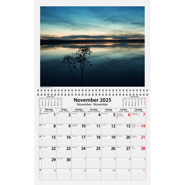 Väggkalender - Sverige - Almanacksförlaget Väggkalender - Sverige - Almanacksförlaget
