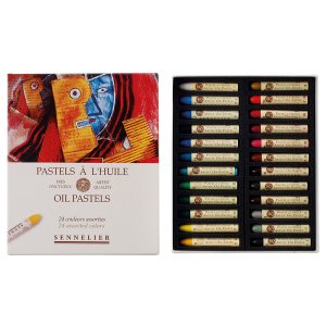 Oljepastell Sennelier 5ml - 24 basfärger Oljepastell Sennelier 5ml - 24 basfärger