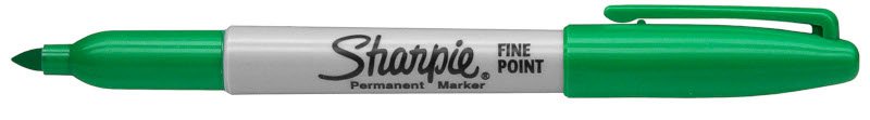 Markeringspen Sharpie Fine Perm. Marked - Grønt - Markørpenne, Penne, Penne, kridt & tusch