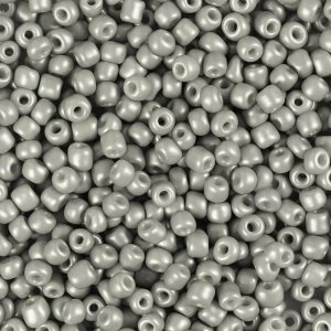 Rocaillepärlor 3 mm Ljusgrå 25 g Rocaillepärlor 3 mm Ljusgrå 25 g