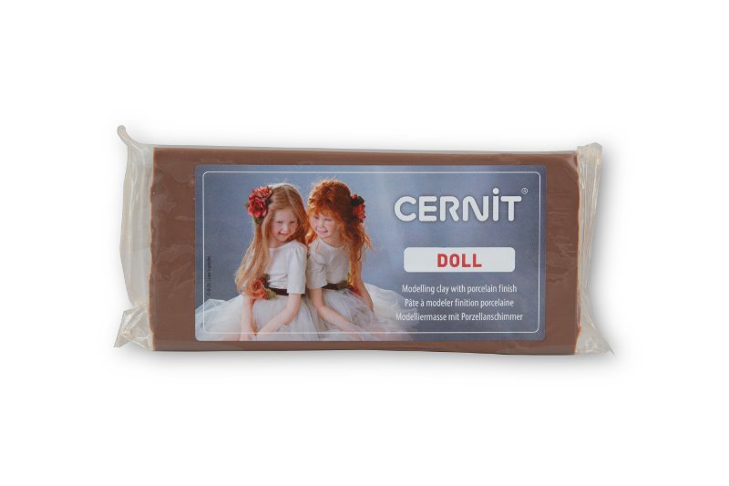 Lera Cernit Doll Collection 500 G - Nougat (808) - Ugnshärdande lera, Modellera, Pyssel för barn, Hobbymaterial, Pyssla