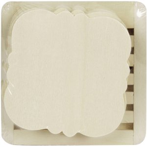 Underlägg i trä 11,5 x 11,5 cm, 6-pack Underlägg i trä 11,5 x 11,5 cm, 6-pack