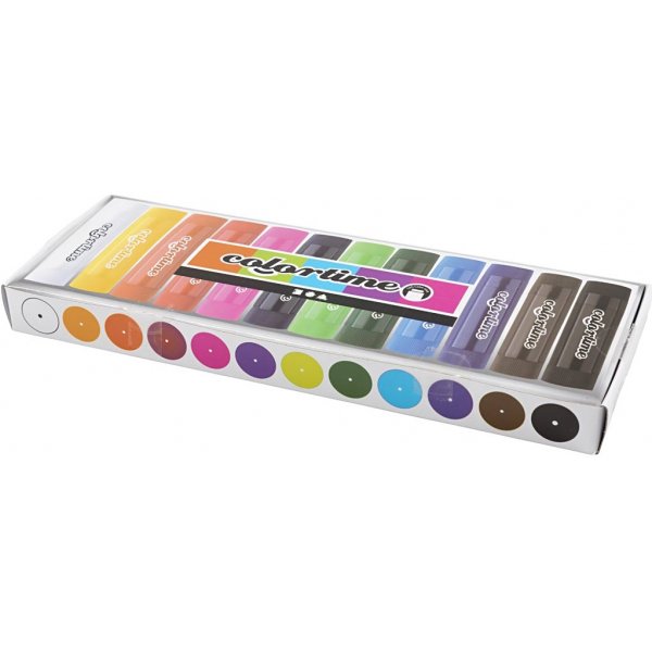 Soft Color Stick - mixade färger - 12 st Soft Color Stick - mixade färger - 12 st