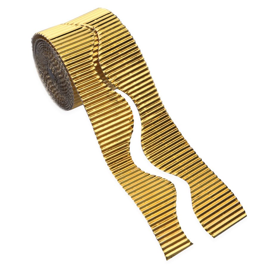 Bølgepap bort rulle guld - Papir, Papir & kort, Hobbymateriale, Håndværk