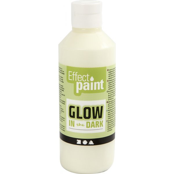 Glow in the Dark - fluorescerande gul - 250 ml Glow in the Dark - fluorescerande gul - 250 ml