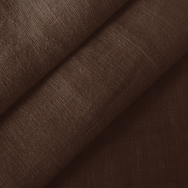 100% linnetyg Barcelona, Mörk-Brun - 140 cm - 100% linne, Linnetyg, Tyger