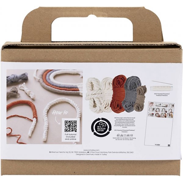 Mini DIY Kit Makramé - Regnbåge Mini DIY Kit Makramé - Regnbåge