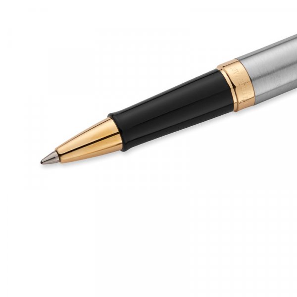 Rollerballpenna Waterman Hémisphère - Rostfritt stål Gold Trim - Fine Svart Rollerballpenna Waterman Hémisphère - Rostfritt stål Gold Trim - Fine Svart