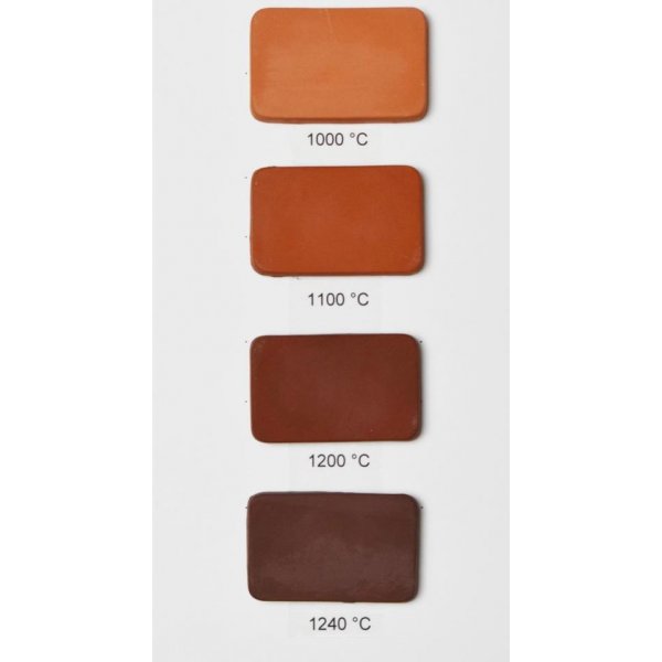 Steint�ysleire r�dbrun med chamotte - 10 kg