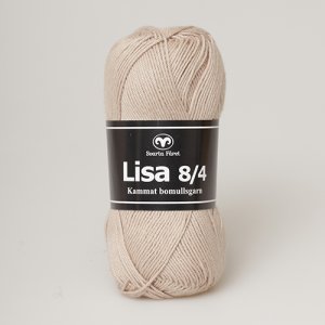 Svarta Fret Lisa 8/4 garn 50g - Sandbeige (22)