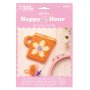 Punch needle-kit Happy Hour - Glasunderl�gg