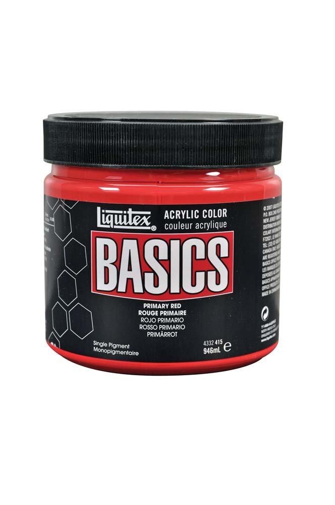Akrylfärg Liquitex 946 ml - 415 Primary Red - Akrylfärger, Konstnärsfärger
