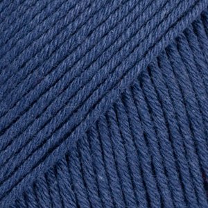DROPS Safran Uni Colour garn - 50 g - Navy (09) DROPS Safran Uni Colour garn - 50 g - Navy (09)