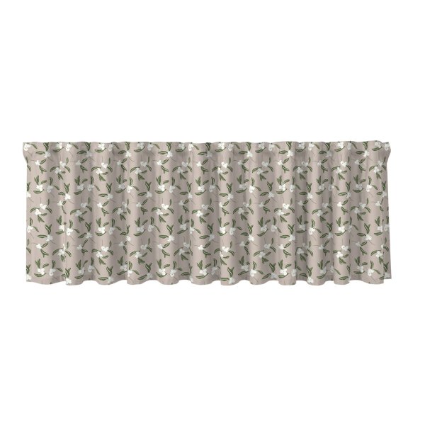 Flerstribet kappe Mistletoe med misteltenm�nster 50 cm H�r - S�lges i meterm�l