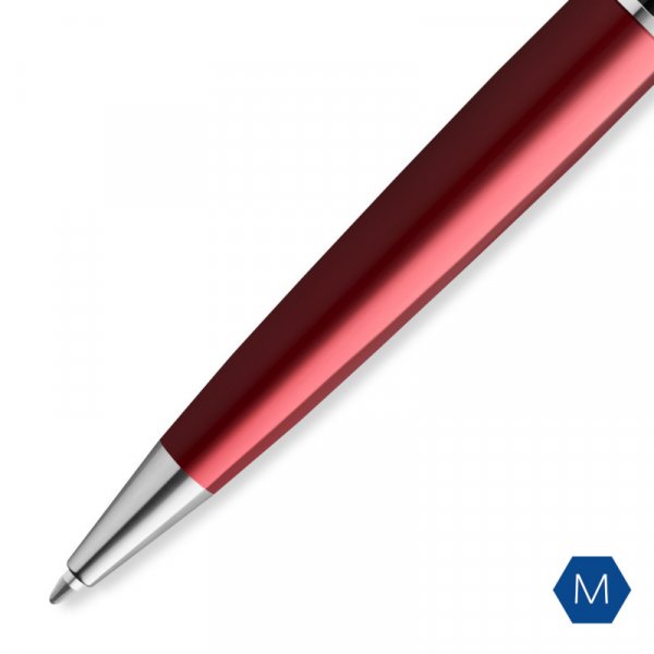 Kulspetspenna Waterman Expert Dark Red - Chrome Trim - Medium Kulspetspenna Waterman Expert Dark Red - Chrome Trim - Medium
