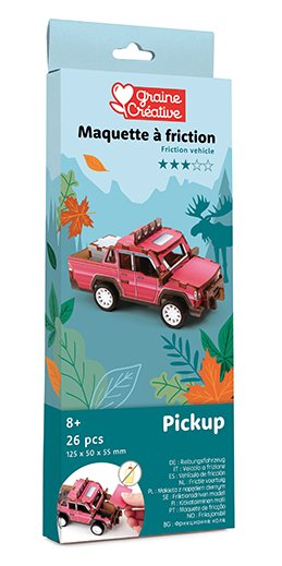 3D-modell i tr� - Pickup