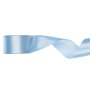 Satinband - Light Misty Blue - (Bredd: 50 mm) - 25 meter