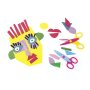 Set med 6 glitterark i mjuk gummi, A4 Set med 6 glitterark i mjuk gummi, A4