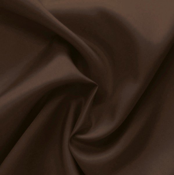 Acetat Taft Fodertyg, Mörkbrun - 140 cm - Taft fodertyg , Polyester & nylontyg, Tyger