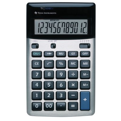 Skrivebordskalkulator TI-5018SV