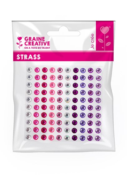100 rhinestones 5 mm rosaviolett 100 rhinestones 5 mm rosaviolett