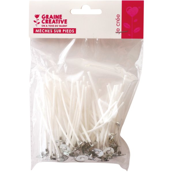 Veke för ljus, 7 cm, 50-pack Veke för ljus, 7 cm, 50-pack