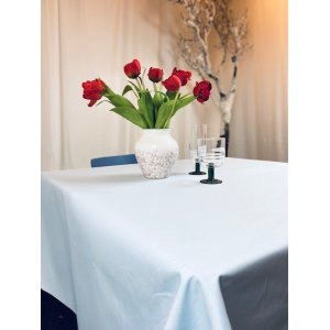 Textilvaxduk enfärgad ljusblå 140 cm Textilvaxduk enfärgad ljusblå 140 cm