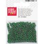 Bohemiska rocaillep�rlor 2,5 mm, 20 g, m�rkgr�n