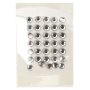 Hotfix-strass 6 mm - kristall, 35 st Hotfix-strass 6 mm - kristall, 35 st