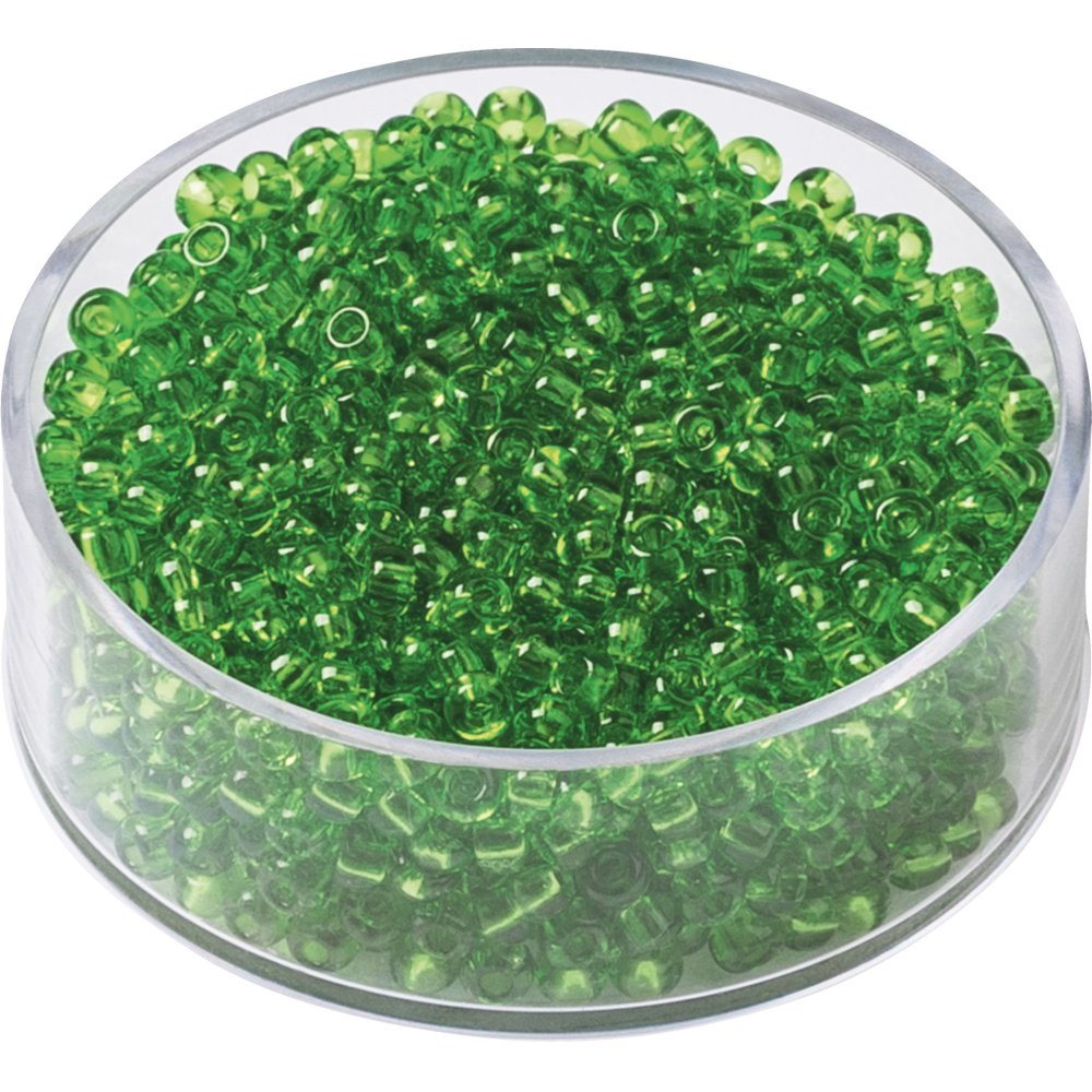 Bohemske rocailleperler 2,5 mm 17 g - Grøn - Blandinger af rocaillesperler, Rocaillesperler, Håndværk
