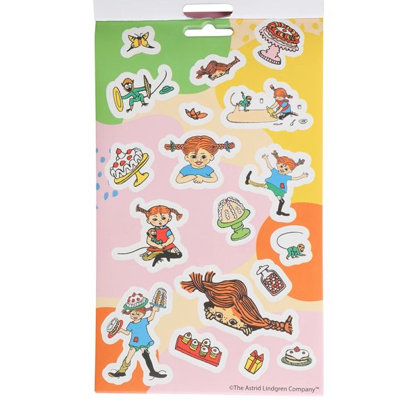 Klistermärkesbok Pippi Långstrump - 12 sidor Klistermärkesbok Pippi Långstrump - 12 sidor