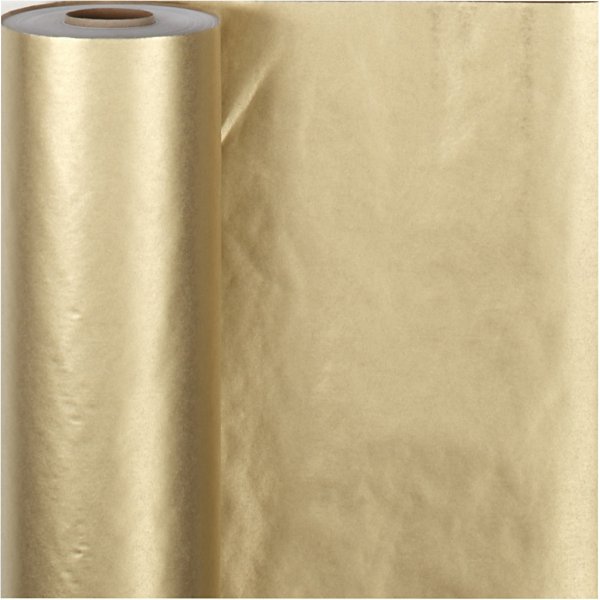 Presentpapper - guld - 100 m Presentpapper - guld - 100 m