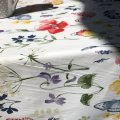 Kundebilde Voksduk sommerfugler og blomster