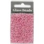 Rocaillepärlor 3 mm rosakärna 25 g Rocaillepärlor 3 mm rosakärna 25 g