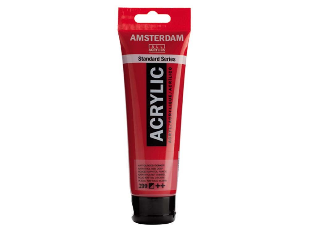 Amsterdam Akrylmaling 120 ml - Naphthol Rød Dyb - Akrylfarver, Kunstnerfarver