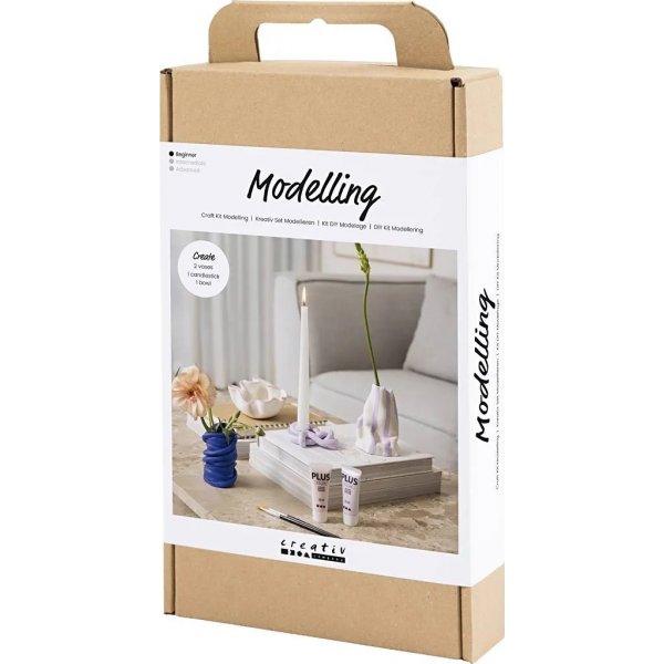 DIY Kit Modellera, Krukor och vaser DIY Kit Modellera, Krukor och vaser